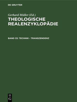 cover image of Technik--Transzendenz